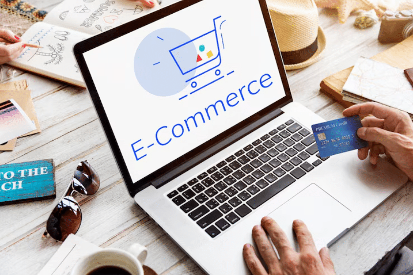 El E-commerce se refiere a la compra y venta de bienes y servicios a través de Internet. Es un modelo de negocio que permite a las empresas llegar a una audiencia global y ofrecer una experiencia de compra conveniente y accesible para los consumidores a través de una tienda online y la gestión de pagos y entregas.